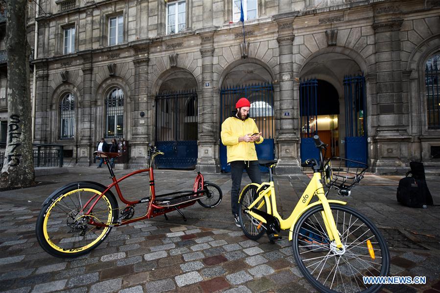 FRANCE-PARIS-CHINA-BIKE SHARING-OFO