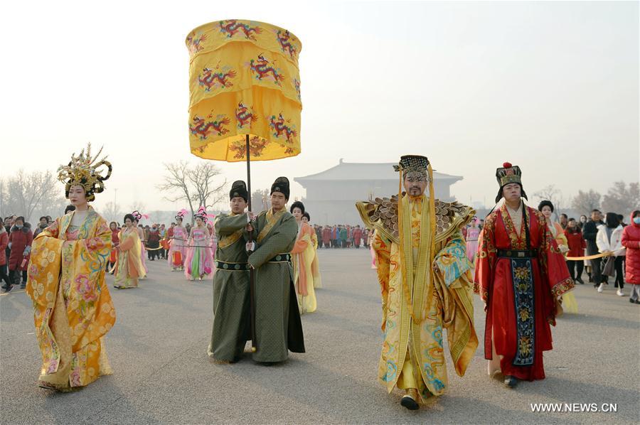 CHINA-XI'AN-WINTER SOLSTICE-WORSHIP CEREMONY (CN)