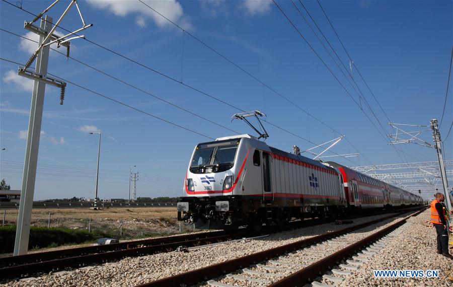 MIDEAST-MODI'IN-EXPRESS TRAIN-TEST RUN