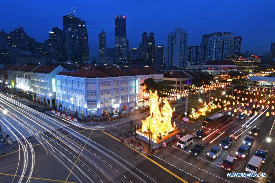 SINGAPORE-CHINATOWN-NEW YEAR LANTERN