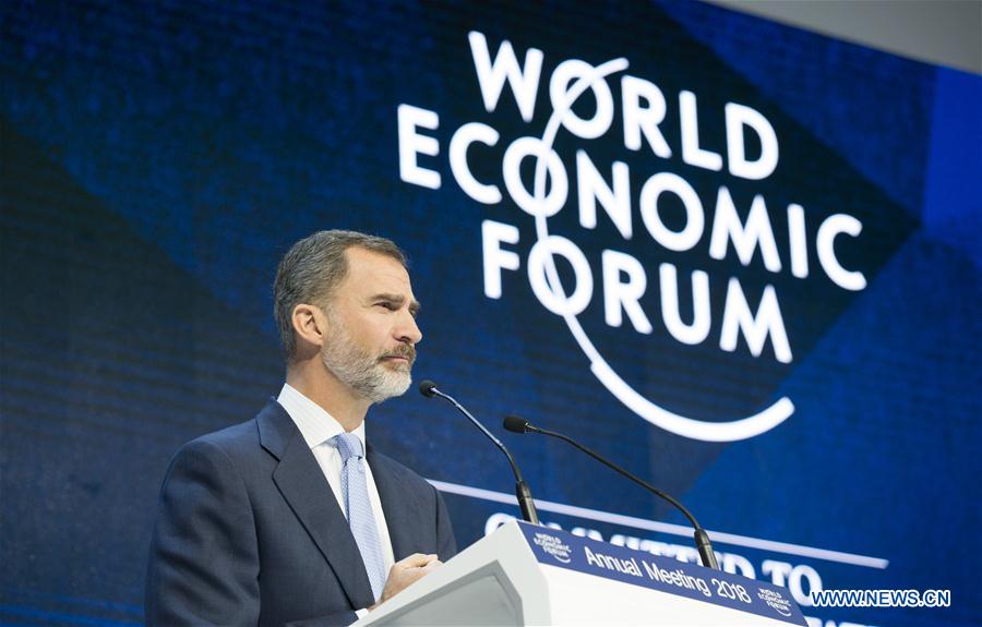 SWITZERLAND-DAVOS-WEF ANNUAL MEETING-SPAIN