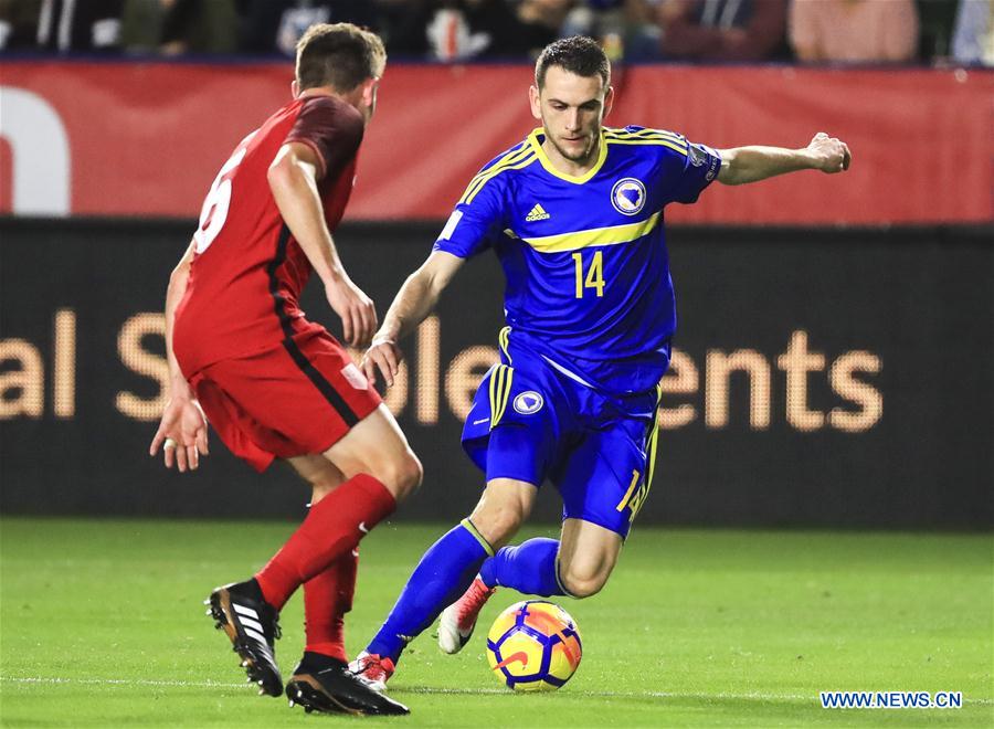 (SP)U.S.-LOS ANGELES-SOCCER-FRIENDLY MATCH-USA VS BIH