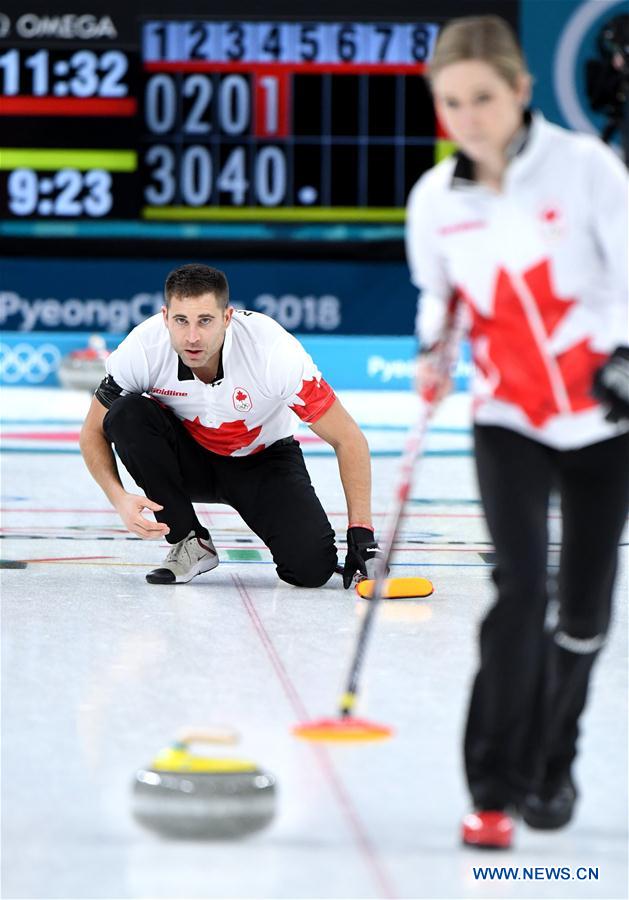 (SP)OLY-SOUTH KOREA-PYEONGCHANG-CURLING-MIXED DOUBLES-CHINA VS CANADA