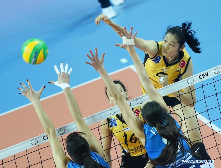 (SP)TURKEY-ISTANBUL-VOLLEYBALL-CEV-CHAMPIONS LEAGUE-VAKIFBANK VS DINAMO MOSCOW 