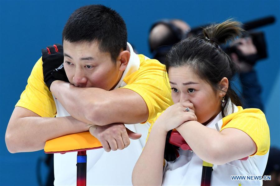 (SP)OLY-SOUTH KOREA-PYEONGCHANG-CURLING-MIXED DOUBLES-CHN VS NOR