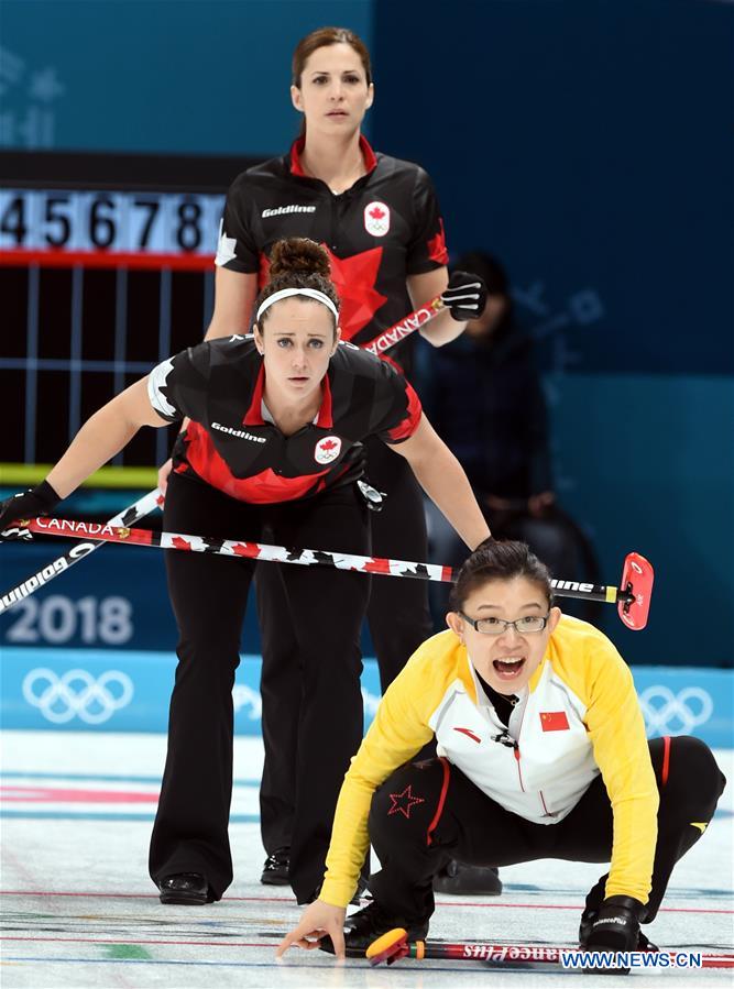 (SP)OLY-SOUTH KOREA-PYEONGCHANG-CURLING-WOMEN'S ROUND ROBIN-CHN VS CAN