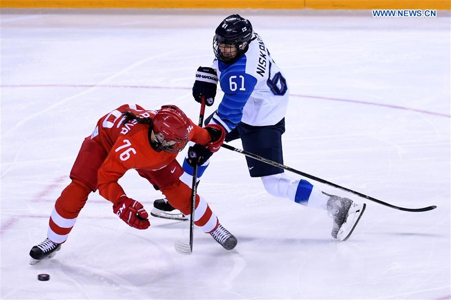 (SP)OLY-SOUTH KOREA-PYEONGCHANG-ICE HOCKEY-WOMEN-BRONZE MEDAL GAME