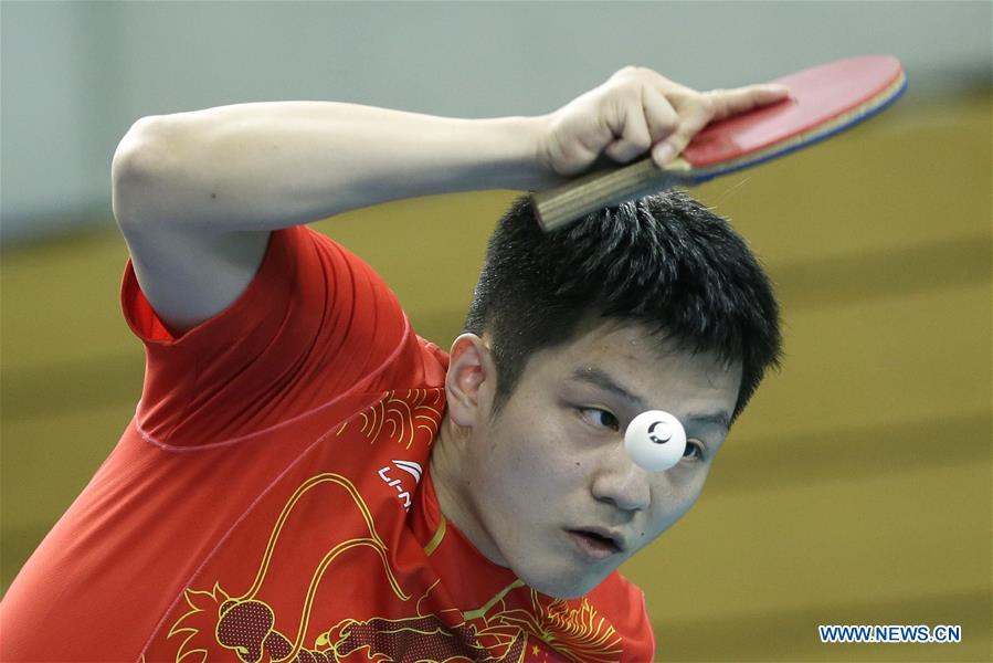 (SP)BRITAIN-LONDON-TABLE TENNIS-ITTF TEAM WORLD CUP-DAY 1