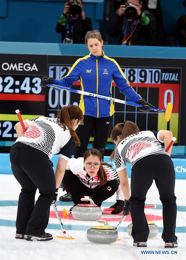 (SP)OLY-SOUTH KOREA-PYEONGCHANG-CURLING-WOMEN'S GOLD MEDAL GAME-SWE VS KOR