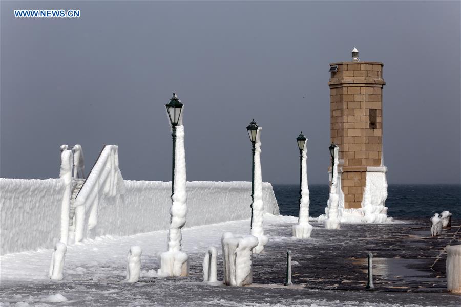 CROATIA-SENJ-WEATHER-COLD FRONT