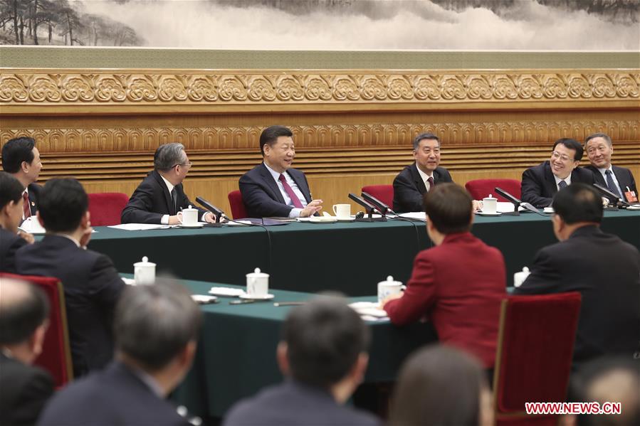 (TWO SESSIONS)CHINA-BEIJING-XI JINPING-NPC-PANEL DISCUSSION (CN)