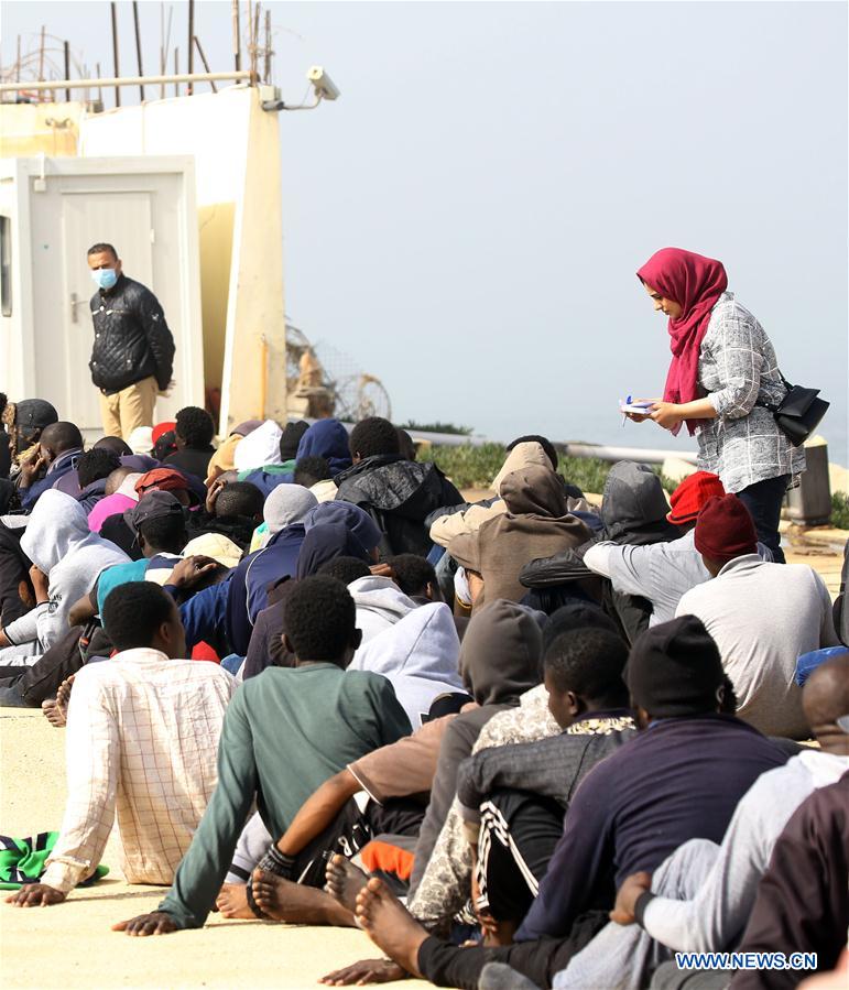 LIBYA-TRIPOLI-ILLEGAL IMMIGRANTS-RESCUE