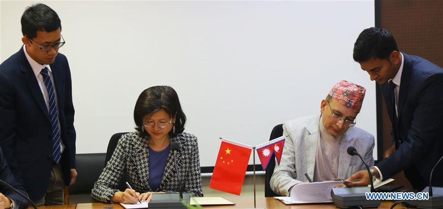 NEPAL-KATHMANDU-CHINA-SIGNING CEREMONY