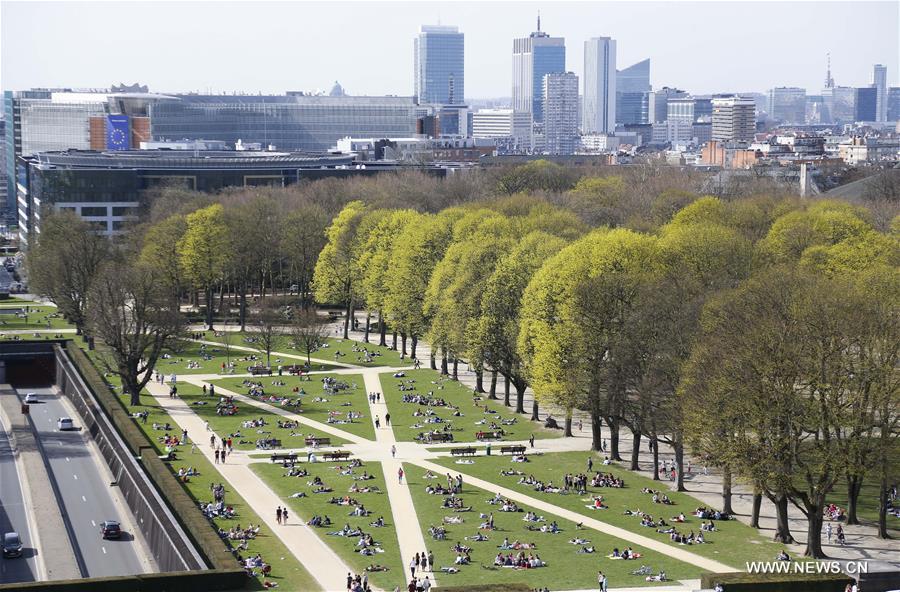 BELGIUM-BRUSSELS-DAILY LIFE-SPRING