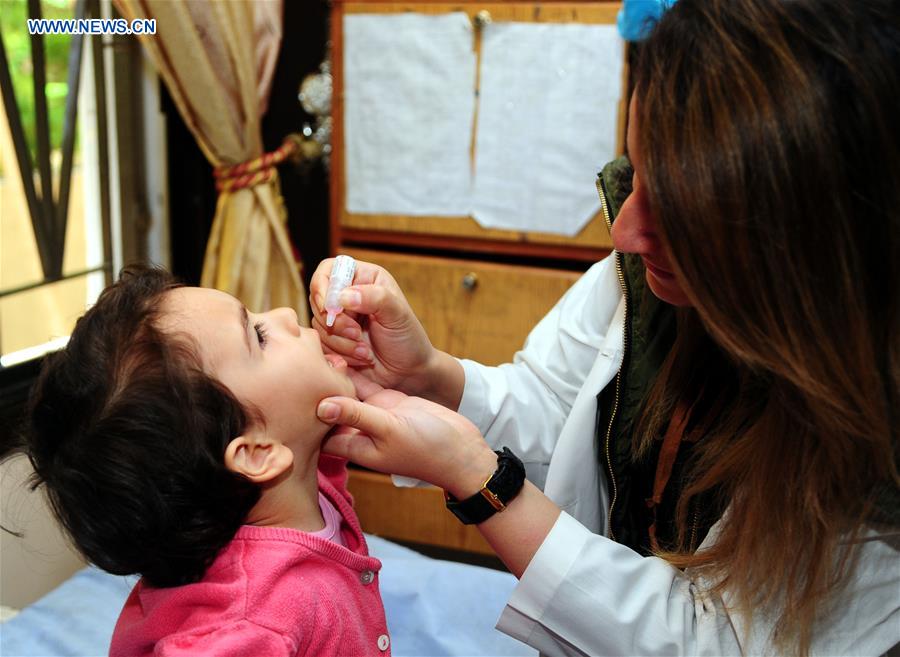 SYRIA-DAMASCUS-VACCINATION