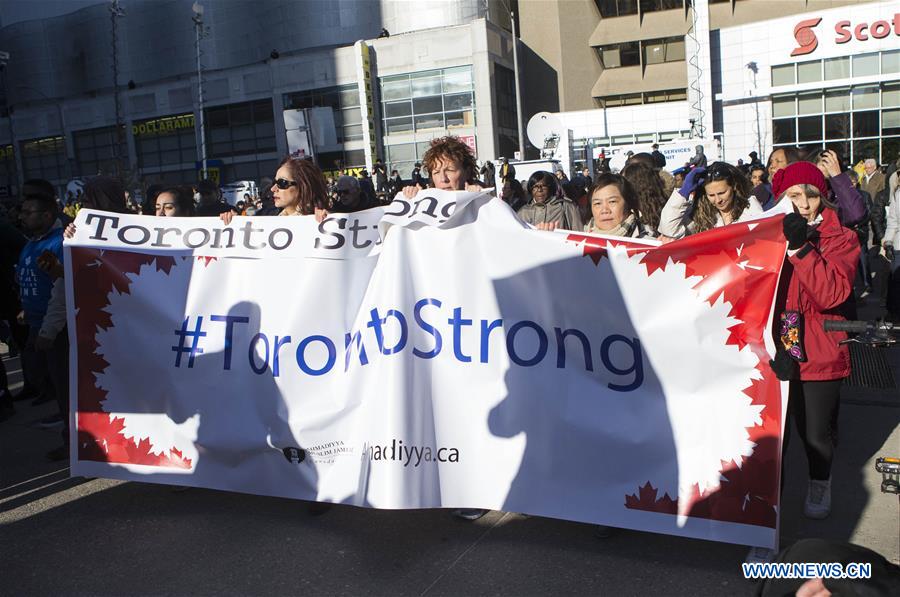 CANADA-TORONTO-VAN ATTACK-VIGIL