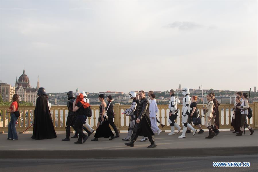 HUNGARY-BUDAPEST-STAR WARS DAY-CELEBRATION