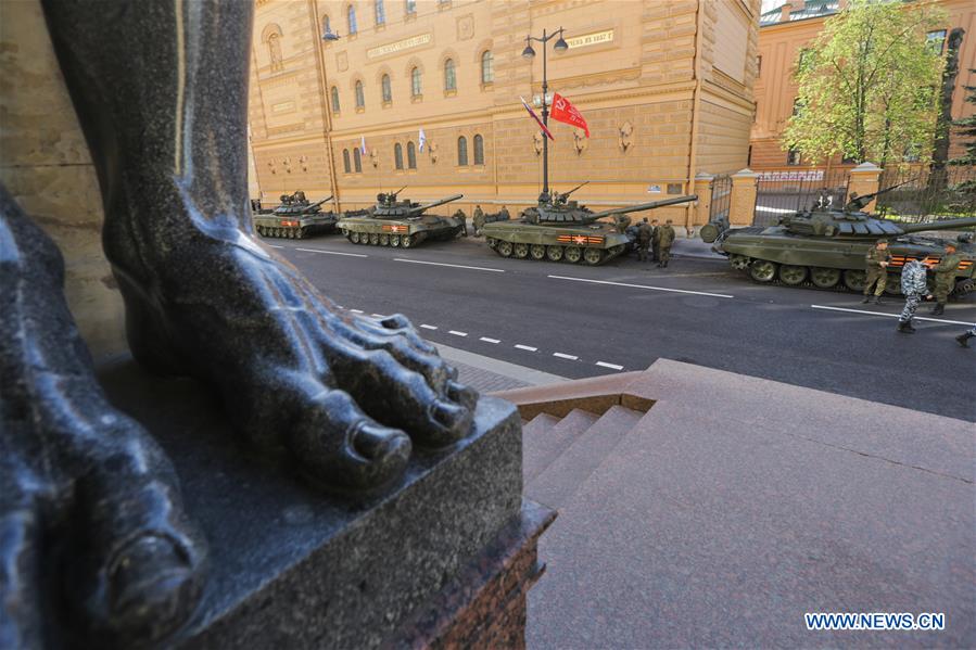 RUSSIA-ST. PETERSBURG-VICTORY DAY-PARADE