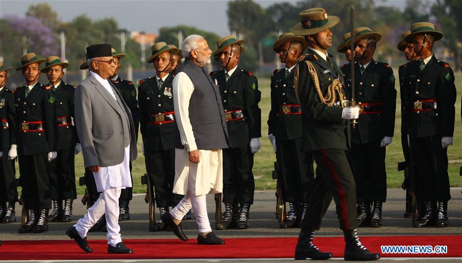 NEPAL-KATHMANDU-INDIA-PM-VISIT