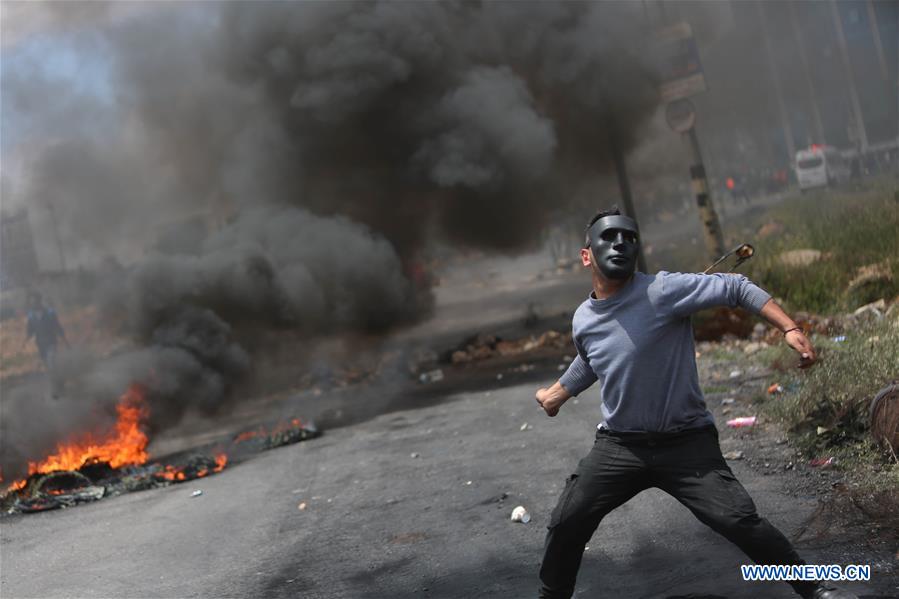 MIDEAST-RAMALLAH-NAKBA DAY-CLASHES