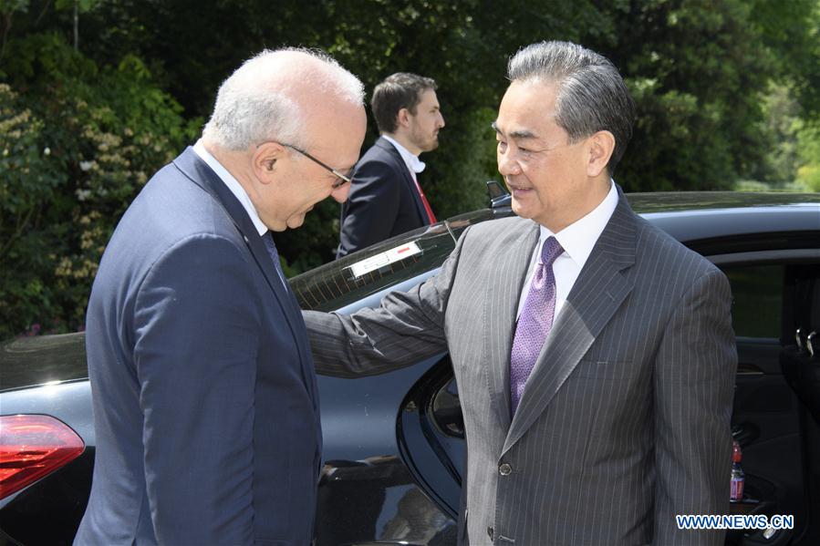 FRANCE-PARIS-DIPLOMATIC ADVISER-CHINA-WANG YI-MEETING