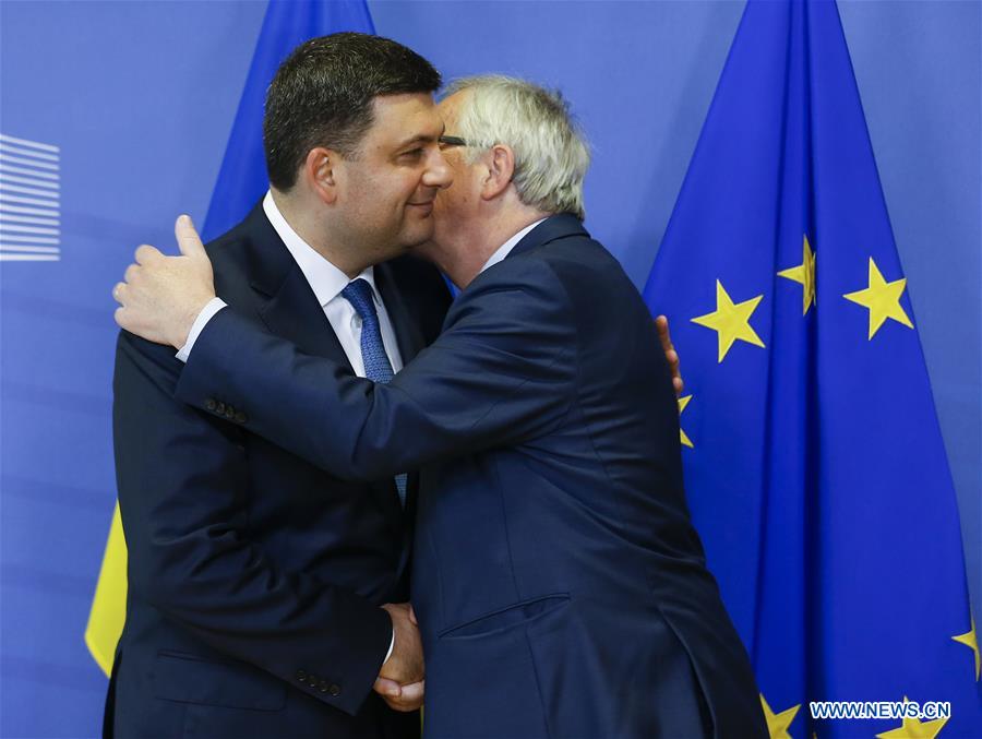 BELGIUM-BRUSSELS-EU-UKRAINE-GROYSMAN-VISIT