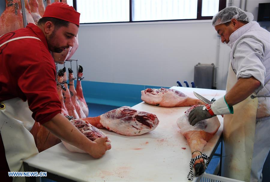 SPAIN-SALAMANCA-IBERIAN HAM-PRODUCTION