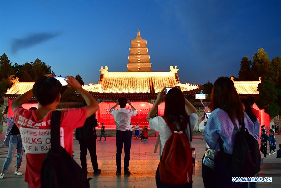 CHINA-SHAANXI-XI'AN-TOURISM-NIGHT TOUR(CN)