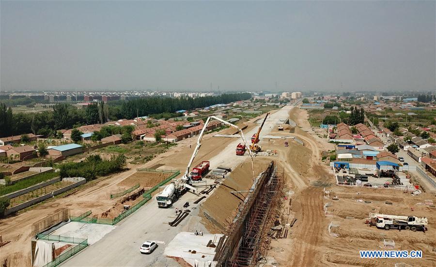 CHINA-HEBEI-BEIJING-ZHANGJIAKOU HIGH-SPEED RAILWAY-CONSTRUCTION (CN)