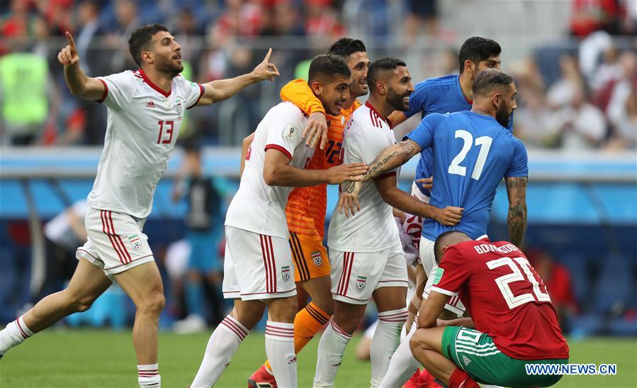 (SP)RUSSIA-SAINT PETERSBURG-2018 WORLD CUP-GROUP B-MOROCCO VS IRAN