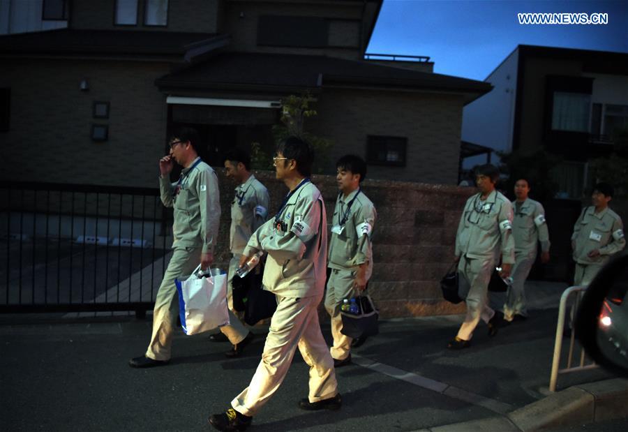 JAPAN-OSAKA-EARTHQUAKE