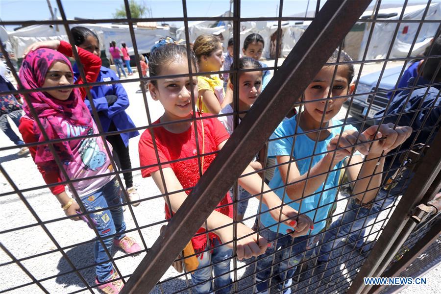 LEBANON-BEKAA VALLEY-BAR ELIAS-SYRIAN REFUGEE CAMP