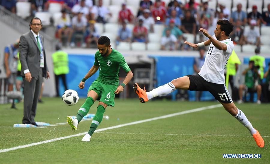 (SP)RUSSIA-VOLGOGRAD-2018 WORLD CUP-GROUP A-SAUDI ARABIA VS EGYPT