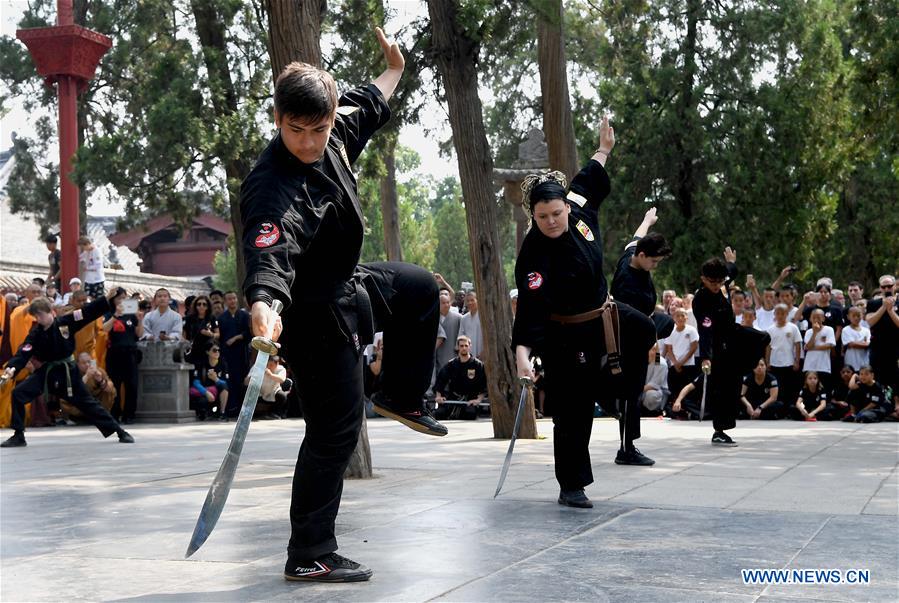 CHINA-HENAN-AMERICAN KUNGFU ENTHUSIASTS-PERFORMANCE (CN)