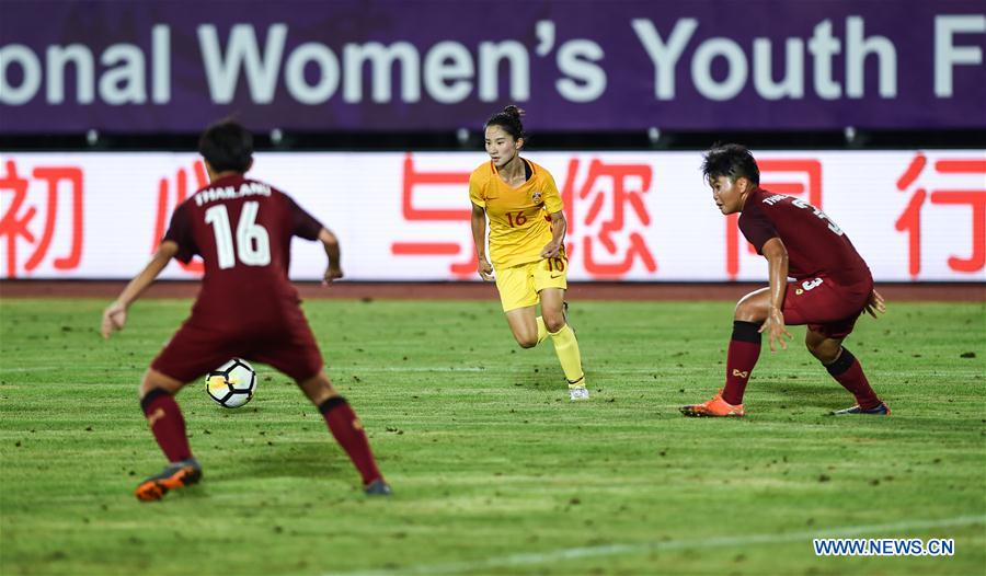 (SP)CHINA-DUYUN-FOOTBALL-INTERNATIONAL WOMEN'S YOUTH