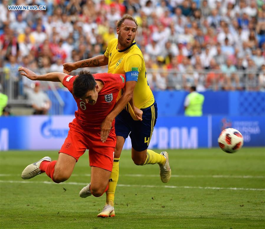 (SP)RUSSIA-SAMARA-2018 WORLD CUP-QUARTERFINAL-SWEDEN VS ENGLAND