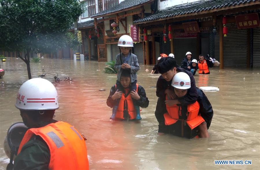 #CHINA-GANSU-HEAVY RAIN-EVACUATION (CN*)