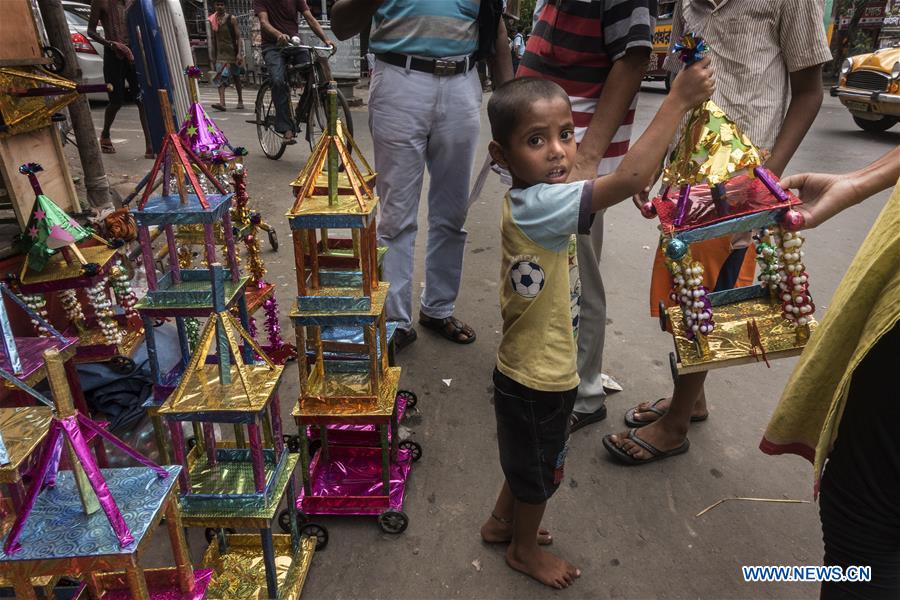 INDIA-KOLKATA-EVE OF RATHA YATRA