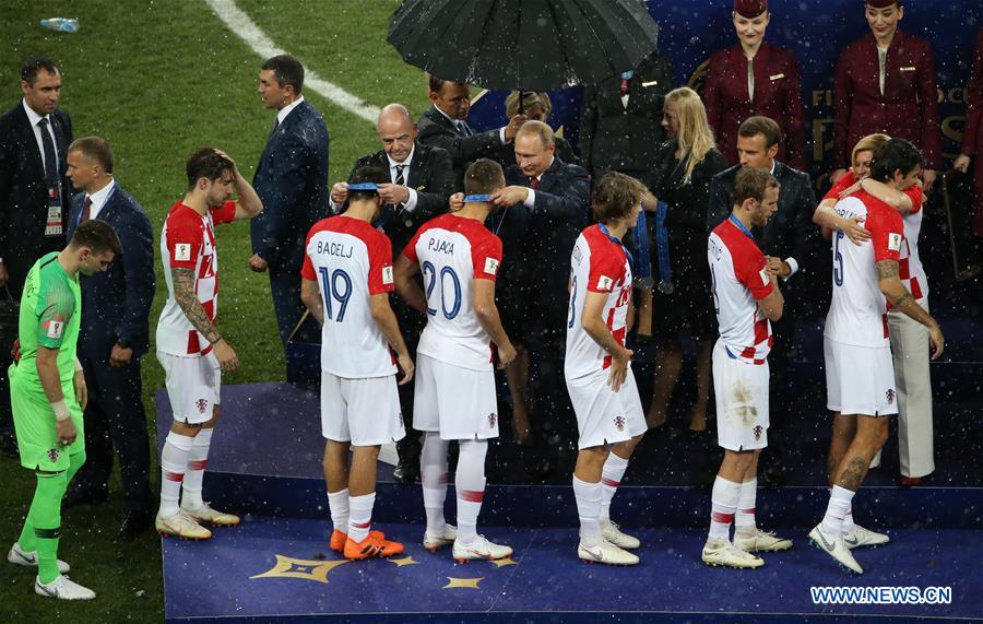 (SP)RUSSIA-MOSCOW-2018 WORLD CUP-FINAL-FRANCE VS CROATIA