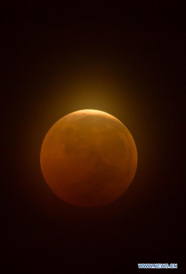 VIETNAM-TINH HAU GIANG-LUNAR ECLIPSE