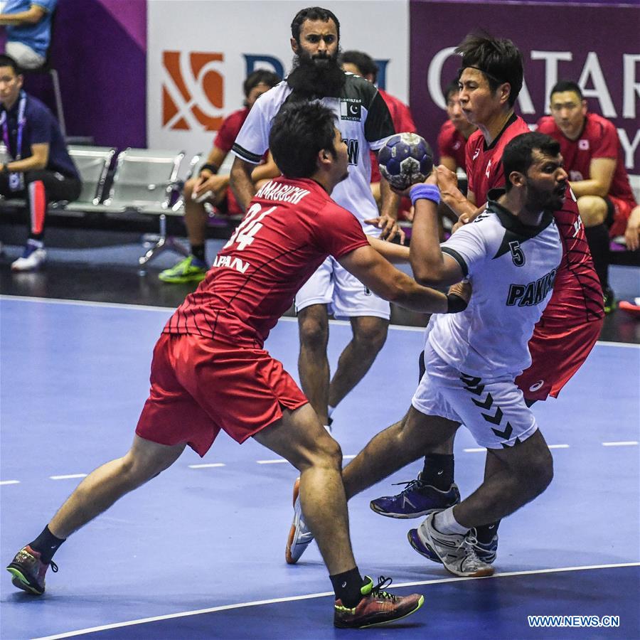 (SP)INDONESIA-JAKARTA-ASIAN GAMES-HANDBALL-JAPAN VS PAKISTAN