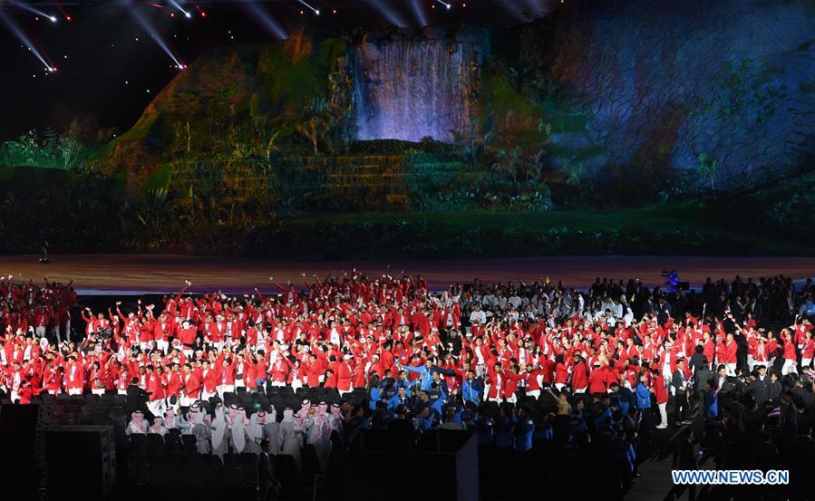 (SP)INDONESIA-JAKARTA-ASIAN GAMES-OPENING CEREMONY