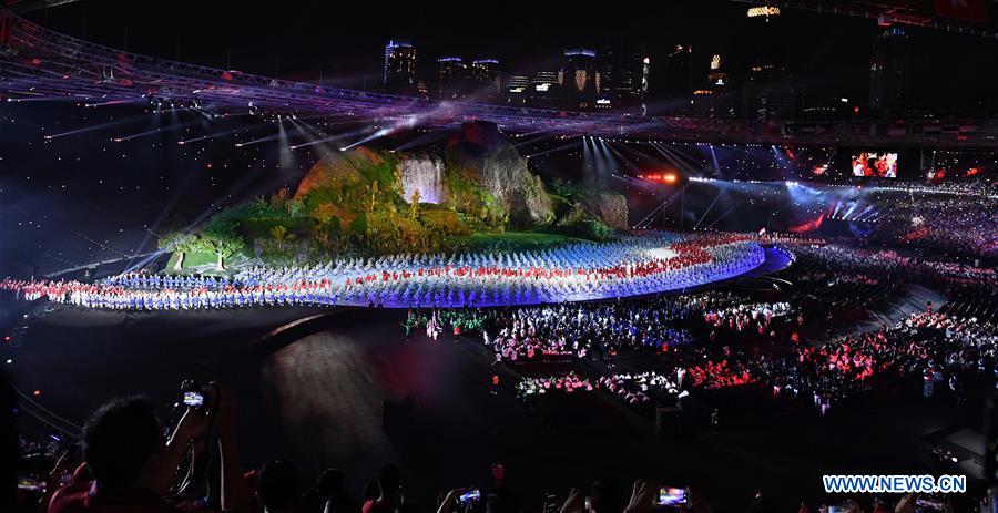 (SP)INDONESIA-JAKARTA-ASIAN GAMES-OPENING CEREMONY