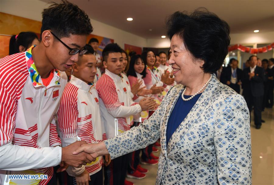 (SP)INDONESIA-JAKARTA-ASIAN GAMES-SUN CHUNLAN-CHINESE DELEGATION