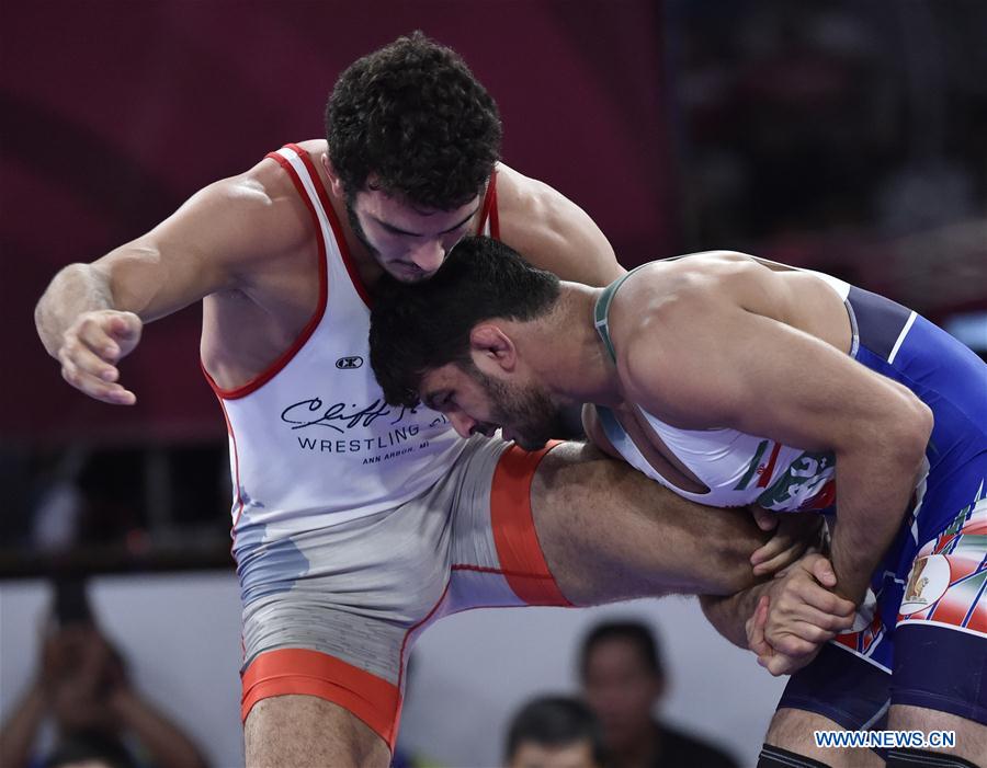 (SP)INDONESIA-JAKARTA-ASIAN GAMES-WRESTLING-MEN'S FREESTYLE 86 KG