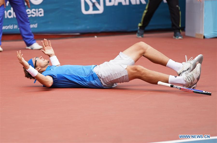 (SP)INDONESIA-PALEMBANG-ASIAN GAMES-TENNIS-MEN’S SINGLE-FINAL