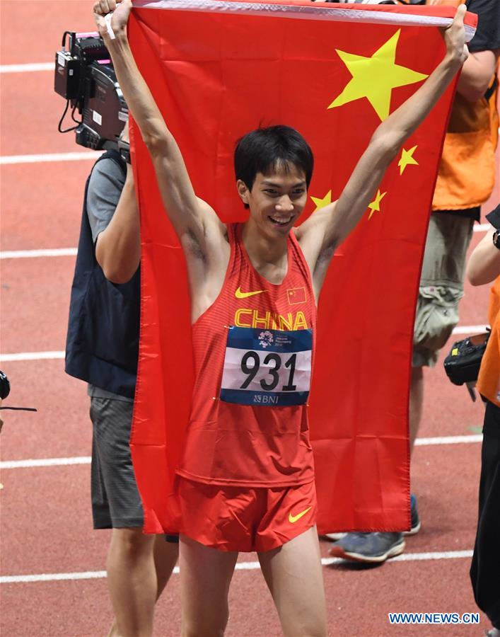 (SP)INDONESIA-JAKARTA-ASIAN GAMES-ATHLETICS-MEN'S HIGH JUMP