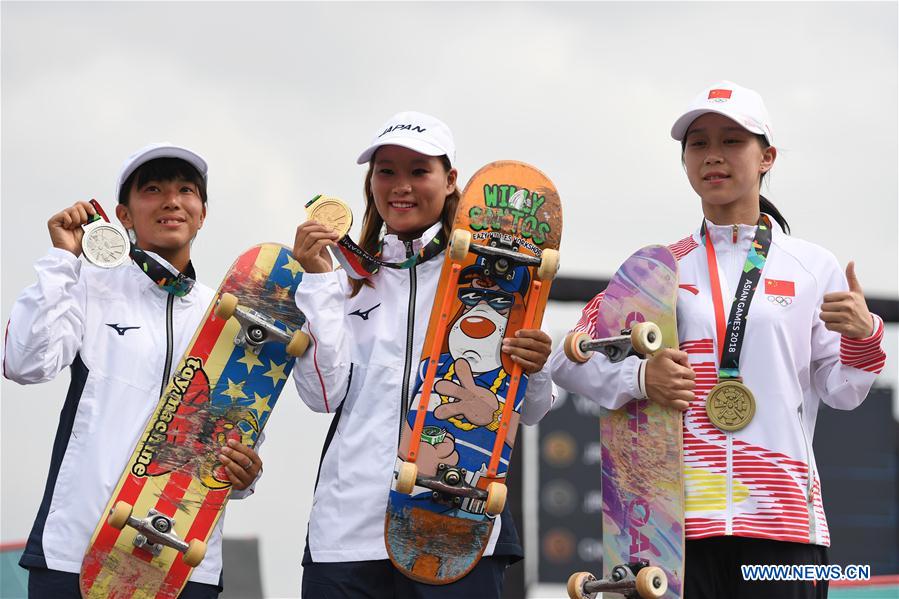 (SP)INDONESIA-PALEMBANG-ASIAN GAMES-SKATEBOARD