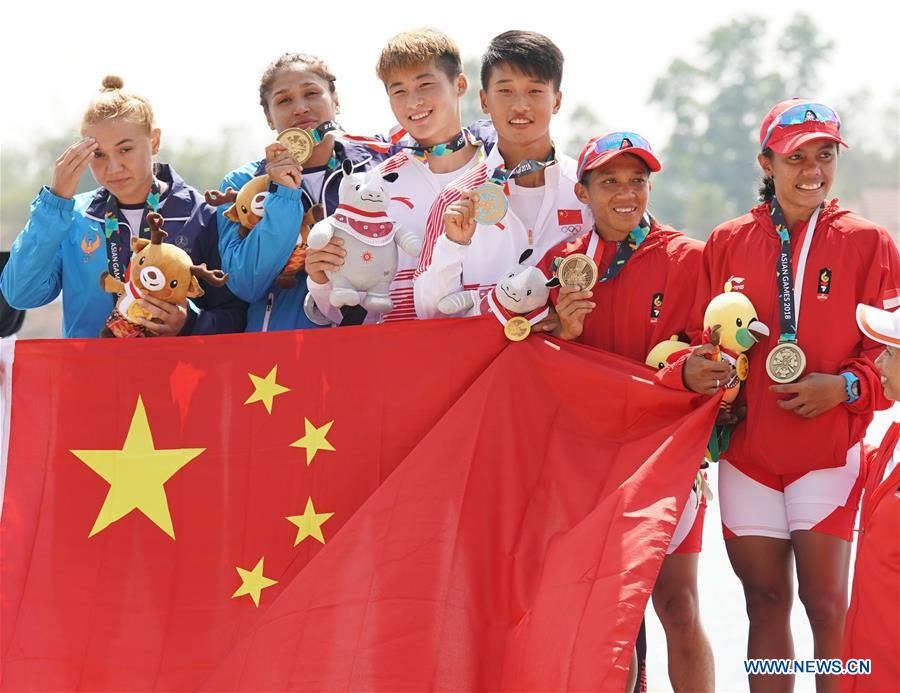 (SP)INDONESIA-PALEMBANG-ASIAN GAMES-WOMEN'S CANOE DOUBLE