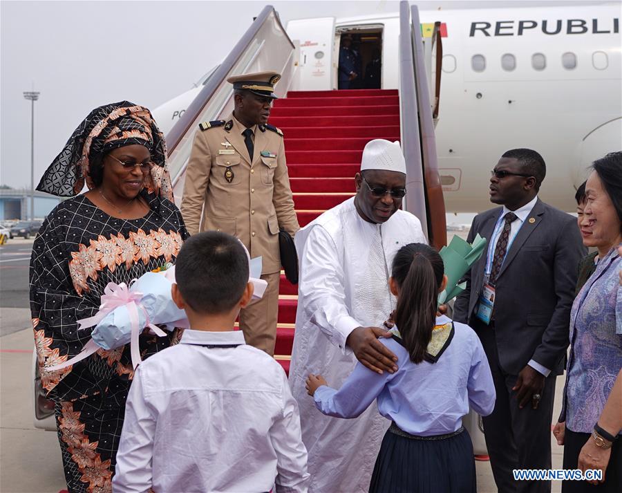 CHINA-BEIJING-SENEGAL-PRESIDENT-ARRIVAL (CN)